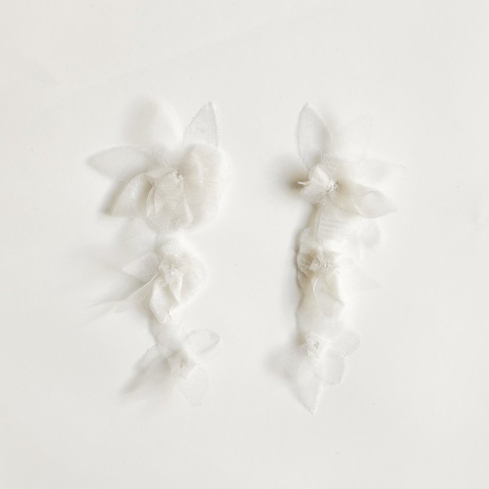 A.B. Ellie - Mini Luna Tier bridal earrings